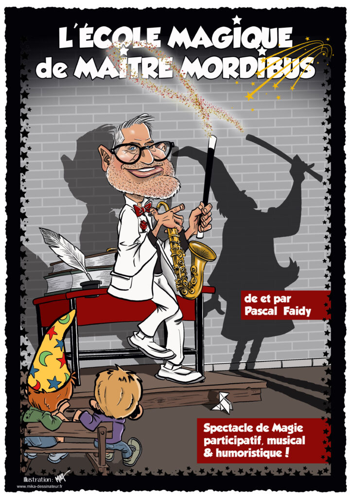 Spectacle magie enfants Bordeaux 33 Gironde - Pascal Faidy - Magicien Mentaliste Saxophoniste